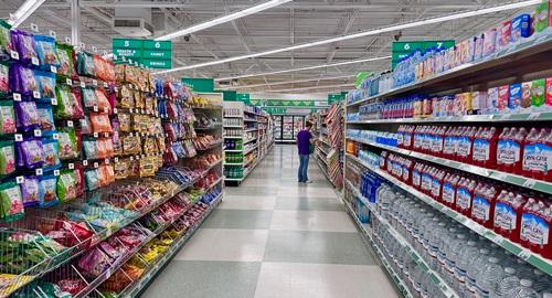 Inside a Dollar Tree Discount Store